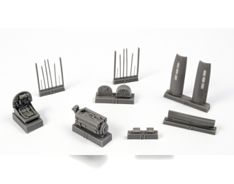 Комплект детали двигателя P-40N Engine Set (Special Hobby)