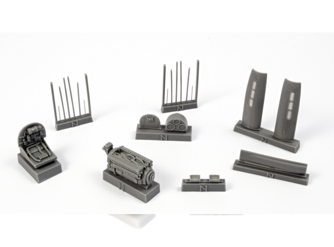 Комплект детали двигателя P-40N Engine Set (Special Hobby)