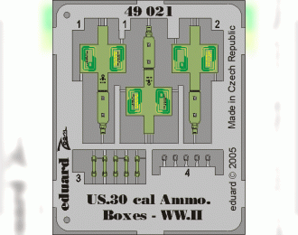 Фототравление для US Cal.0.30 Ammo. Boxes WWII