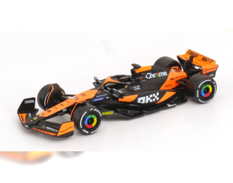 McLAREN F1 Mcl38 Team Mclaren №81 Season (2024) Oscar Piastri, Orange Black