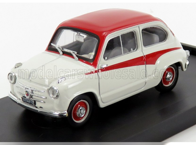 FIAT 600 750 DERIVAZIONE ABARTH (1956), GREY RED