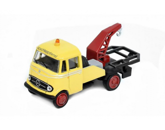 MERCEDES-BENZ L319 towing-truck, yellow