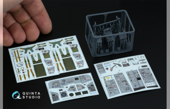 3D Декаль интерьера кабины Tornado GR.1 (Revell) (с 3D-печатными деталями)