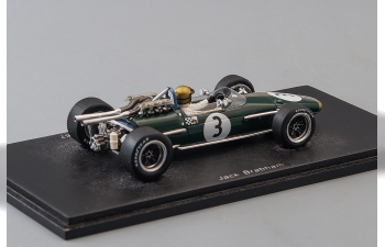 BRABHAM BT24 #3 Winner French GP Jack Brabham (1967), black