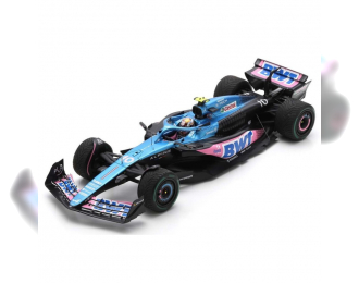 RENAULT F1 A523 Team Bwt Alpine №10 7th Monaco Gp Pierre Gasly, Blue Pink