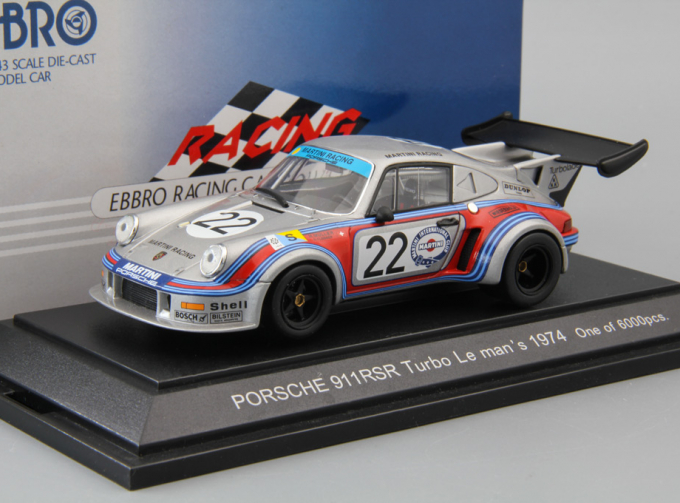 PORSCHE 911 RSR Turbo 22 Leman's #22 (1974), silver