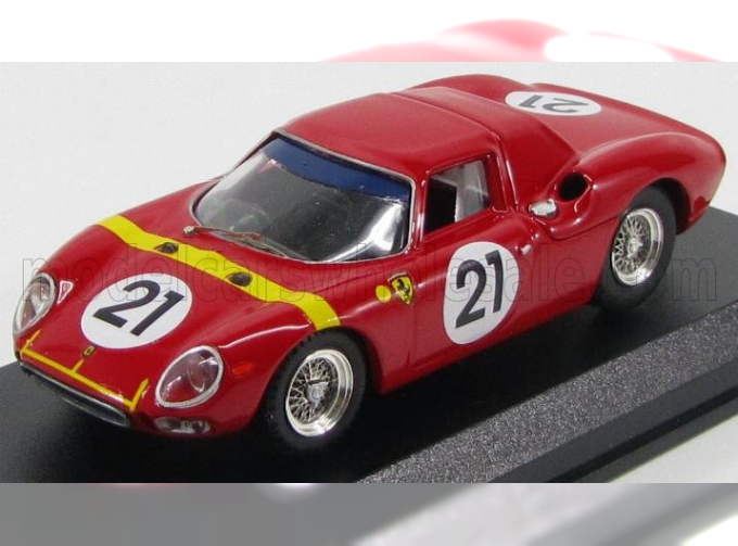 FERRARI 250lm Coupe N 21 Winner Zolder 1964 L.bianchi, Red