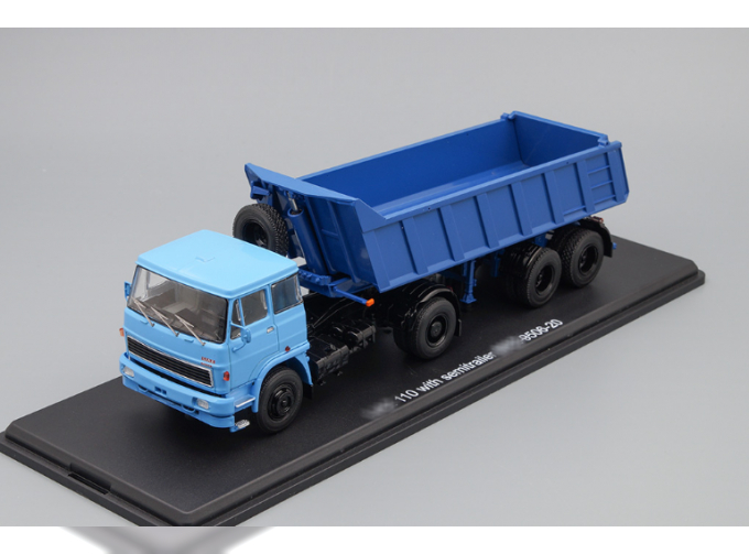 SKODA LIAZ 110 c полуприцепом-самосвалом Минский 9506-20 1985 Blue