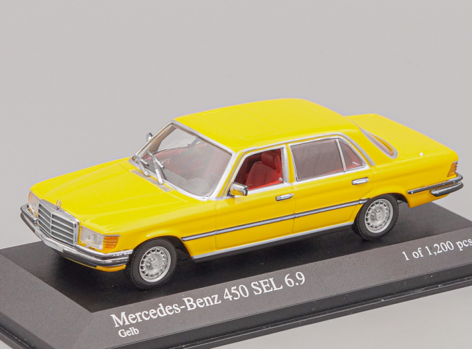 (Б/У) MERCEDES-BENZ 450 SEL 6.9 (1974), yellow