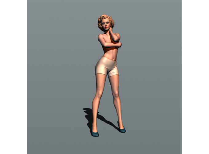 Фигурка Оголение 5, окрашенная