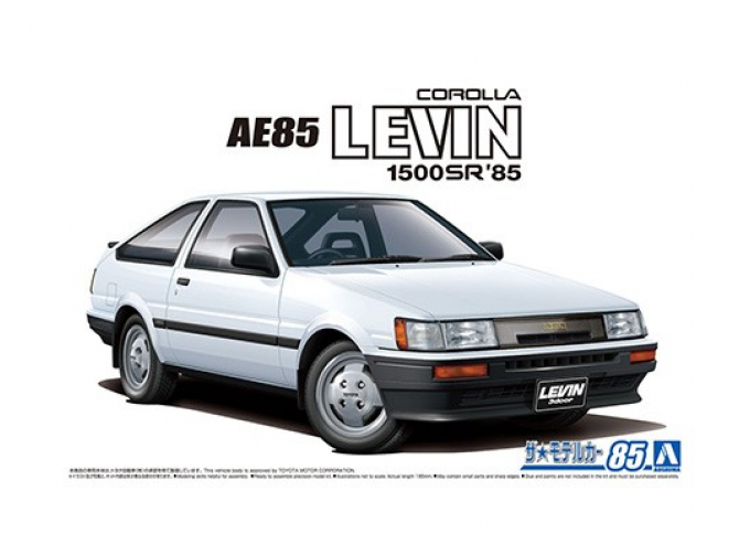 Сборная модель Toyota Corolla Levin AE85 1500SR 85