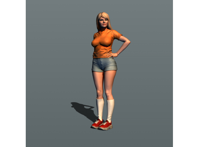 Фигурка Бри, окрашенная