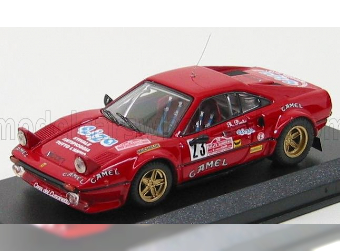 FERRARI 308 Gtb Gr.4 N 23 Rally Sanremo 1978 Pinto - Penariol, Red