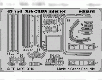 Фототравление для MiG-23BN interior