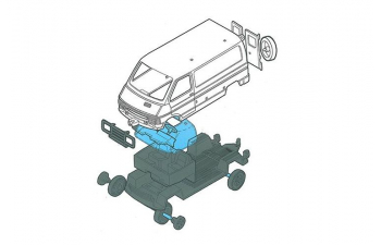 Сборная модель Renault Trafic Toptrans