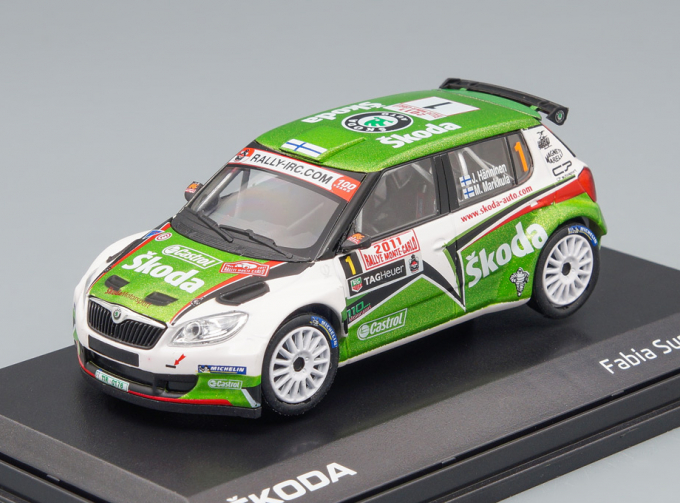 SKODA Fabia S2000 (facelift 2010) Monte Carlo Rallye 2011 No.1, Hanninen - Markkula