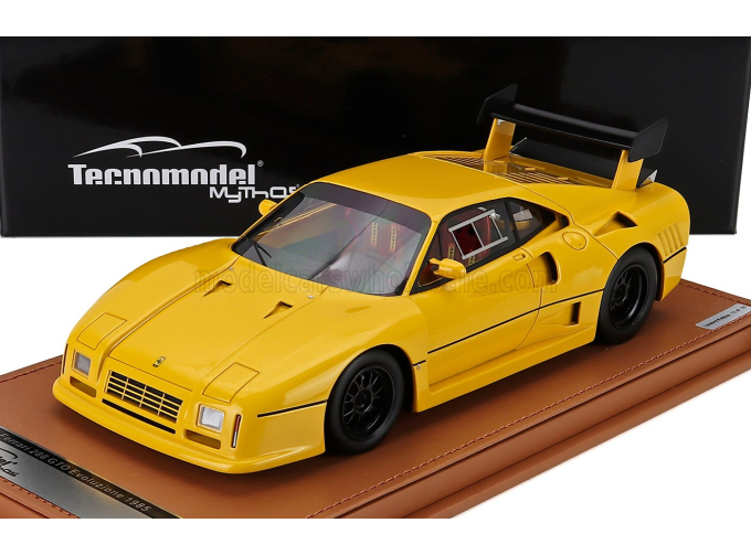 FERRARI 288 Gto Evoluzione (1985) - Black Wheels, Giallo Modena - Yellow