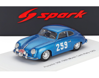 PORSCHE 356 1500 Coupe №259 Rally Montecarlo (1955) Charles Cooper - John Fischel, Blue