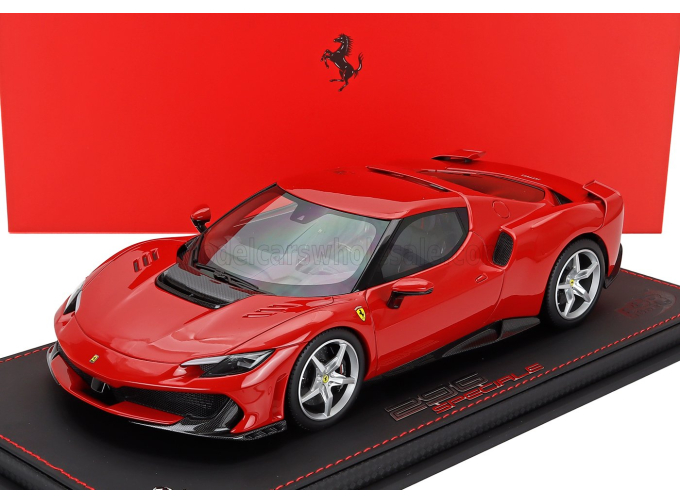 FERRARI 296 Speciale (2025) - Con Vetrina - With Showcase, Rosso Corsa - Red