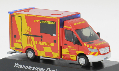 MERCEDES-BENZ Wietmarscher Ambulanzfahrzeug - Design RTW Rettungsdienst BF Trier (2018)