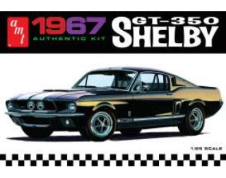 Сборная модель Shelby GT350, plastic modelkit molded in white 1967