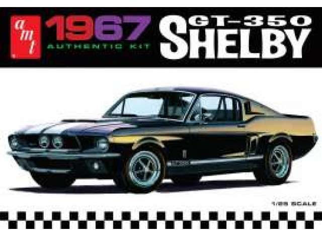 Сборная модель Shelby GT350, plastic modelkit molded in white 1967