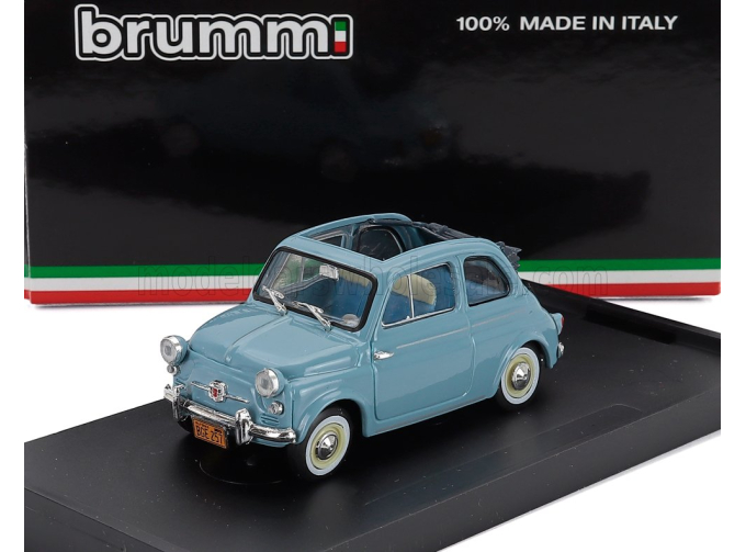 FIAT 500 America Aperta Open (1958), Celeste Chiaro - Light Blue