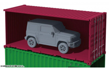 Сборная модель 20-футовый контейнер (зеленый)