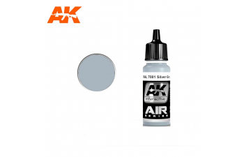 Краска акриловая RAL 7001 SILVER GREY (SILBERGRAU) 17ML