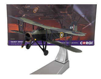 FAIREY Swordfish Mki P4154/l4m Military Airplane (1936), Military Black