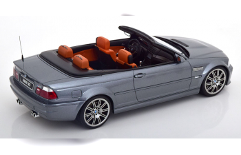 BMW M3 E46 Convertible (2004), grey metallic