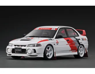 MITSUBISHI Lancer Evolution IV (CN9A), white rally decoration version