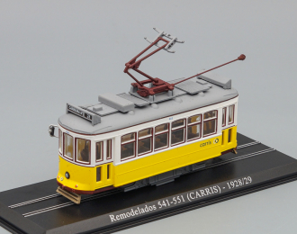 Трамвай Remodelados 541-551 (CARRIS) (1928/29), yellow / grey