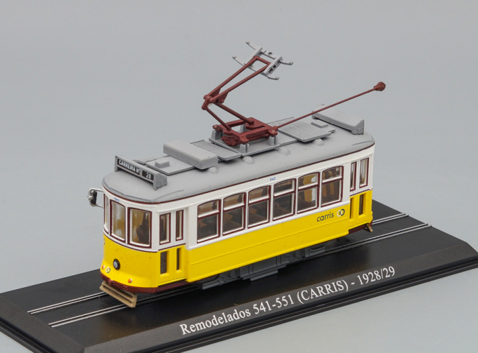 Трамвай Remodelados 541-551 (CARRIS) (1928/29), yellow / grey