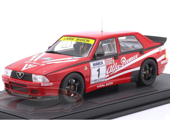ALFA ROMEO 75 Turbo 2nd Giro d'Italia Miki Biasion, Nicola Larini, Tiziano Siviero (1989)