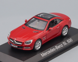 MERCEDES-BENZ SL500 Cabriolet (R231) 2012, Red metallic