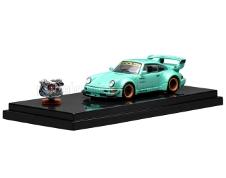 PORSCHE 911 964 RWB Rauh Welt With Engine (1994), green