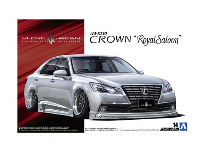 Сборная модель Vlene AWS210 Toyota Crown Royalsaloon G '12