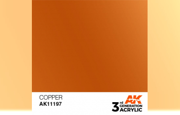 Краска акриловая 3rd Generation Copper 17ml