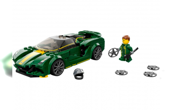 LOTUS Lego Speed Champion - Evija 2020 - 247 Pezzi - 247 Pieces, Green Yellow