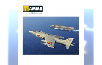 Сборная модель британский истребитель Harrier AV-8S Matador - Испанская, американская, британская версии