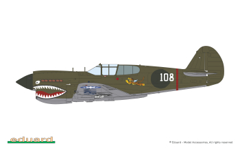 Сборная модель P-40E Warhawk ProfiPack edition