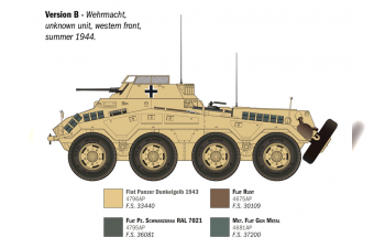 Сборная модель бронеавтомобиль Sd.Kfz. 234/1