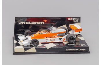 McLAREN Ford M26 1978 J.Hunt, with engine, white / orange