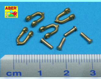 Early model Shackle for Pz.Kpfw.V Panther x4pcs