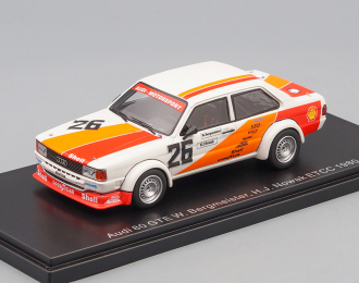 AUDI 80 Gr.II #26 W.Bergmeister/H-J.Nowak ETCC Monza (1980), white / red / orange