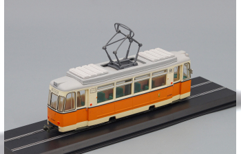 Трамвай TE 59 Reko-Wagen 217 055 (RAW) 1961, beige / orange