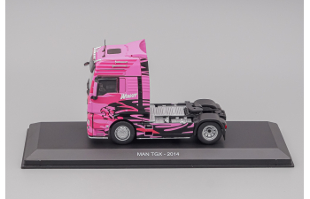 MAN Tgx Tractor Truck 2-assi (2014) - Woman, pink / black