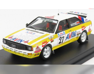 AUDI Quattro №27 Rally Acropolis (1986) Jigger - S.Konstantinos, Yellow White