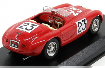 FERRARI 166mm 2.0l V12 Spider Team J.a.plisson N 23 24h Le Mans (1949) J.lucas - P.l.dreyfus "ferret", Red